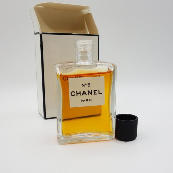 Vintage Chanel No 5 Perfume 1oz/ Size 7 with Original Box - Picture 3 of 8